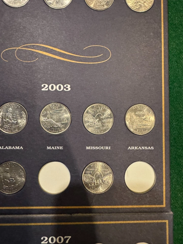2000 Edition USA Commemorative Statehood Quarters Collector's Albums--Incomplete - Image 3 of 4