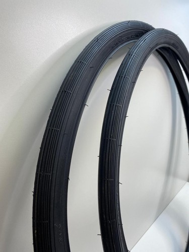 1 PAIR 26 x 1-3/8"-1-1/4" bicycle Schwinn BREEZE pattern TIRES S5 S6 BLACK WALL - Picture 4 of 4