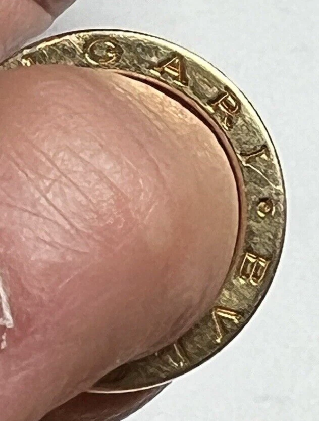 Anillo Banda Amatista Eternidad BVLGARI B-ZERO Oro Amarillo 18 quilates Foto 2 de 4