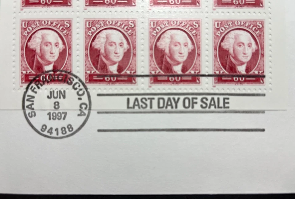 U.S., Scott #3140 First Day Cover 06/08/1997 San Francisco CA Sheet on Envelope - Image 2 of 4