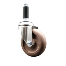 4 Inch 316SS High Temp Glass Filled Nylon 1 Inch Expanding Stem Caster SCC