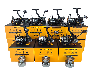 Savage Gear SG8 Spinnrolle 1000 2500 2500H 3000 3000H 4000 4000H FD NEW |  eBay.de