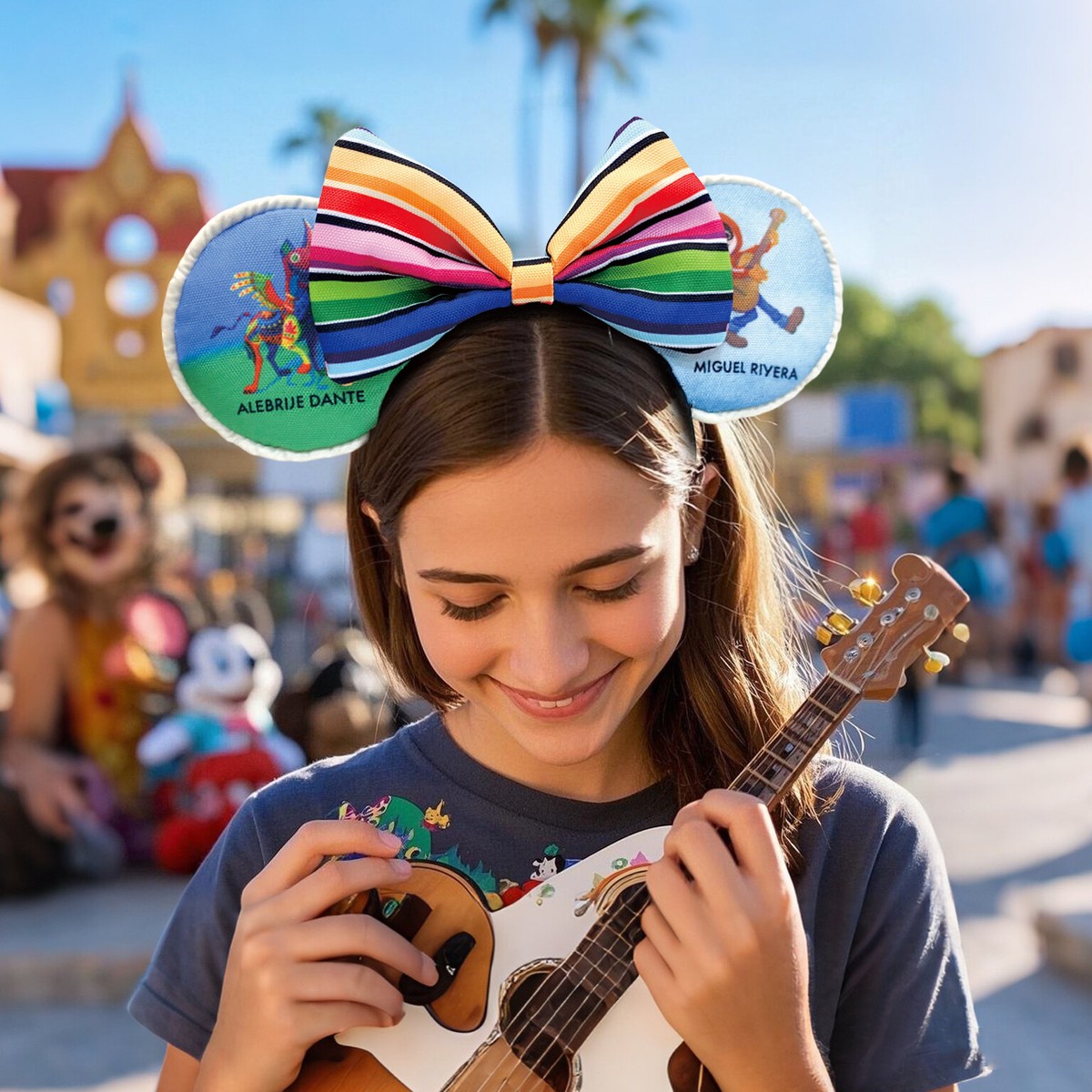 Disney Parks Coco Miguel Alebrije Dante Minnie Mouse Ears Headband NWT Disney Parks Coco Miguel Alebrije Dante Minnie Mouse Ears  main image 3