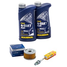 Set 2L Öl Inspektion für Suzuki DR 500 S DR500 DR 1981-1983 Ölfilter Zündkerze