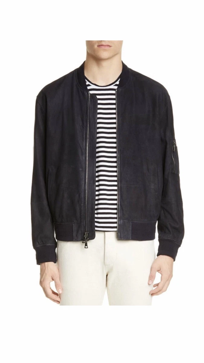 John varvatos top suede bomber