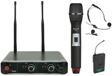 Citronic Su20 Dual Uhf Combo Microphone Set Red + Green