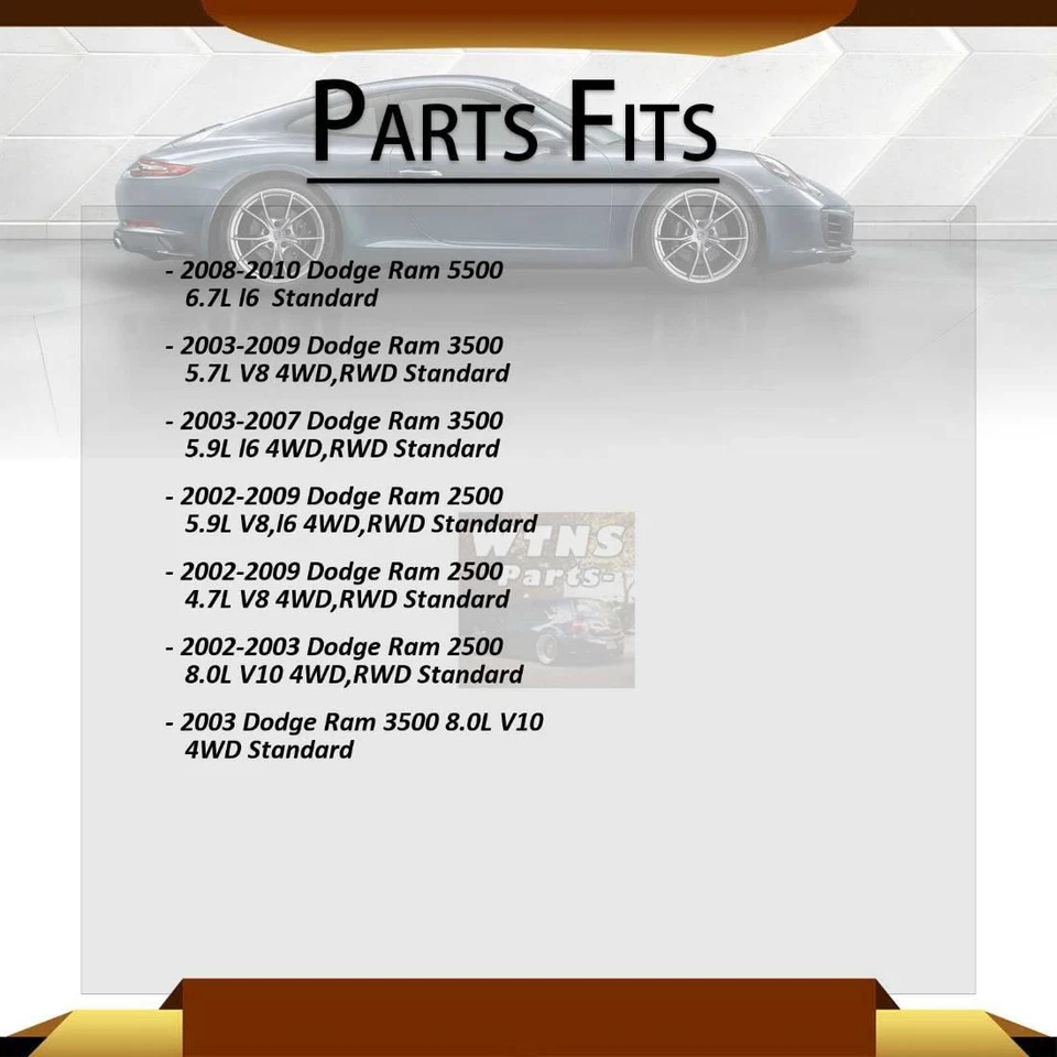 Se adapta a Chevrolet Express 2500 GMB 2010 2011 eje trasero todas las juntas junta universal Foto 3 de 4