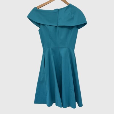 karen millen off shoulder dress Mink Brown Satin Off The Shoulder Asymmetric Hem Woven Midi Dress