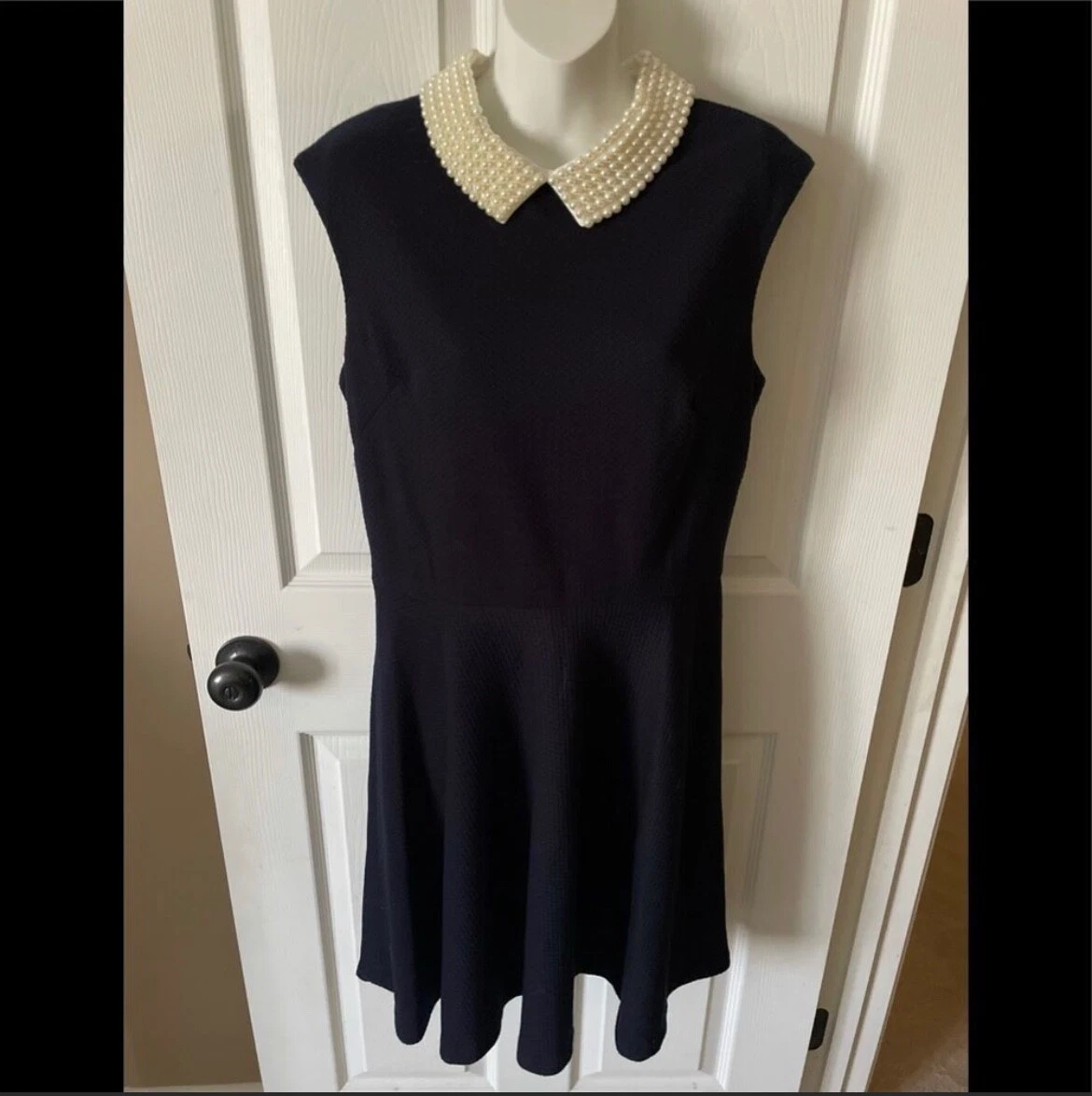 Betsey johnson pearl collar dress online