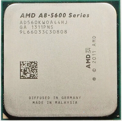 AMD A8-5600K CPU Quad core 4M 3.6 GHz AD560KWOA44HJ 100W Socket FM2 Processors