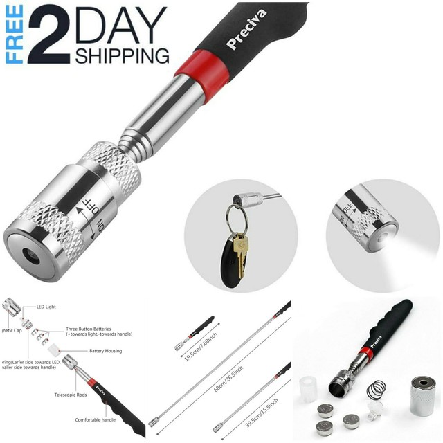 Mechanic Telescopic LED Pick Up Tool Long Extendable strong
