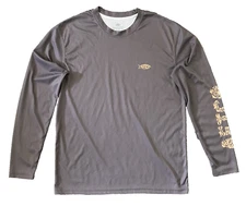 AFTCO Performance Shirt Mens Small UPF 50 Fishing Boat Outdoor Preppy Hiking