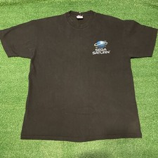 Vintage Sega Saturn Console Promo Black Men's XL T-Shirt Single Stitch