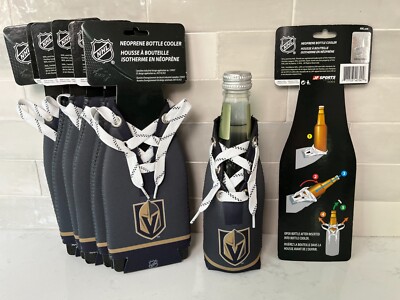 Las Vegas Golden Knights NHL Neoprene Jersey Lace Up Bottle Cooler - NEW