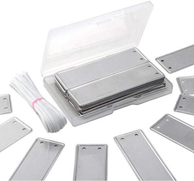 Etichette per piante in acciaio inox, etichette per piante, confezione
