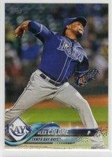 Alex Colome 2018 Topps Series 1 Baseball Base Common #332 Tampa Bay Rays