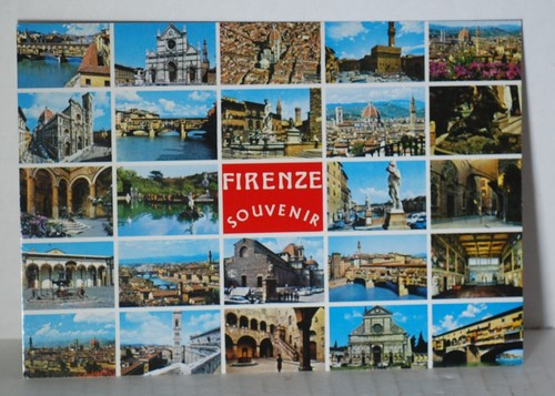 Firenze Italien Souvenir Mehrbild Ansicht Postkarte