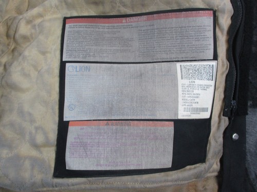 Lion Firefighter Jacket 40 32 R Turnout Lined Elbow Pads 2015 - Picture 5 of 17