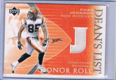 2003 Upper Deck Honor Roll Dean's List #DLCJ Chad Johnson MEM