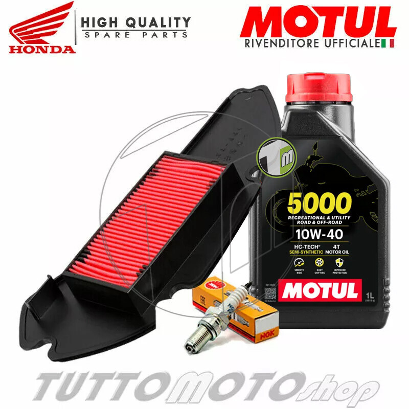 KIT TAGLIANDO HONDA SH 125 I 2009 2010 2011 2012 OLIO FILTRO