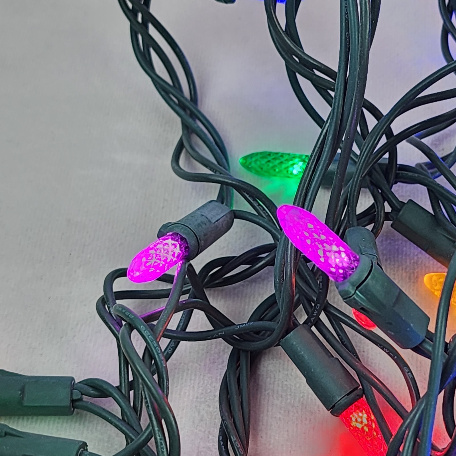 Multi-Color String Lights Indoor Outdoor 16', 19', and 5' Tested 3 Sets ...