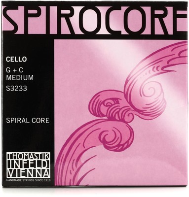 Thomastik-Infeld S3233 Spirocore Cello C & G String Set - Tungsten Wound