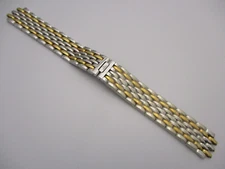 Jaeger LeCoultre Reverso Grande Taille Gold & Steel Link Bracelet Band w/NO ENDS