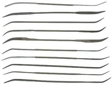 New 10pc  Wood Rasp Riffler File Set - Double Sided 3mm x 180mm #748WR