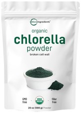Micro Ingredients Organic Chlorella Powder 20 Ounces  Broken Cell Wall for C...