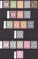 MALAYAN POSTAL UNION 1936-65 Postage Due collection M&U, SG D1/D28 cat £330