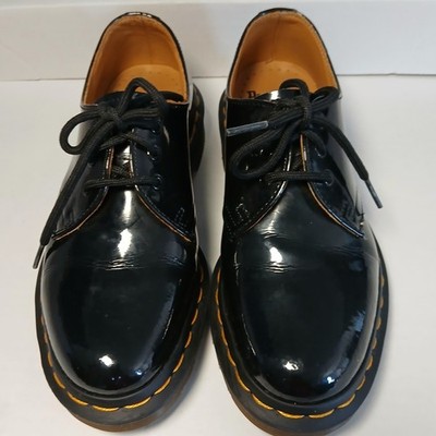Doc Martens 1461 Patent Leather Black 3 Eye Oxford Shoes  display picture 2
