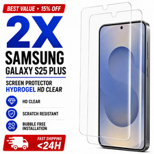 Samsung Galaxy S25 Plus Screen Protector Hydrogel HD Clear