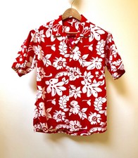 Vintage 70's Hawaiian Aloha Shirt, Emi's brand, Made in Kauai Hawaii, Size - L
