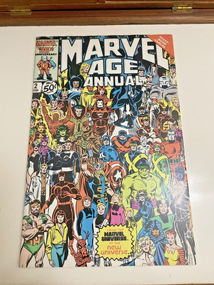 Marvel Age Annual #2 (1986) 25th Anniversary Marvel Comics VF Thor Hulk X-Men
