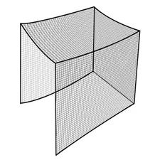 Golf Batting Cage Netting Golf Practice Nets, 10ft x 10ft x 10ft Frame NOT In...