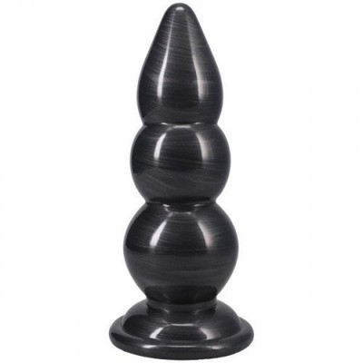 American Bombshell Triple Payload Anal Plug - Gun Metal