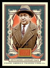 2013 Panini Golden Age #18 Knute Rockne Notre Dame