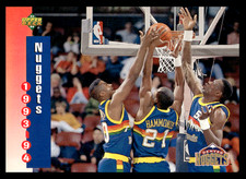 1993-94 Upper Deck Denver Nuggets SCH #216 NBA Basketball Base Set