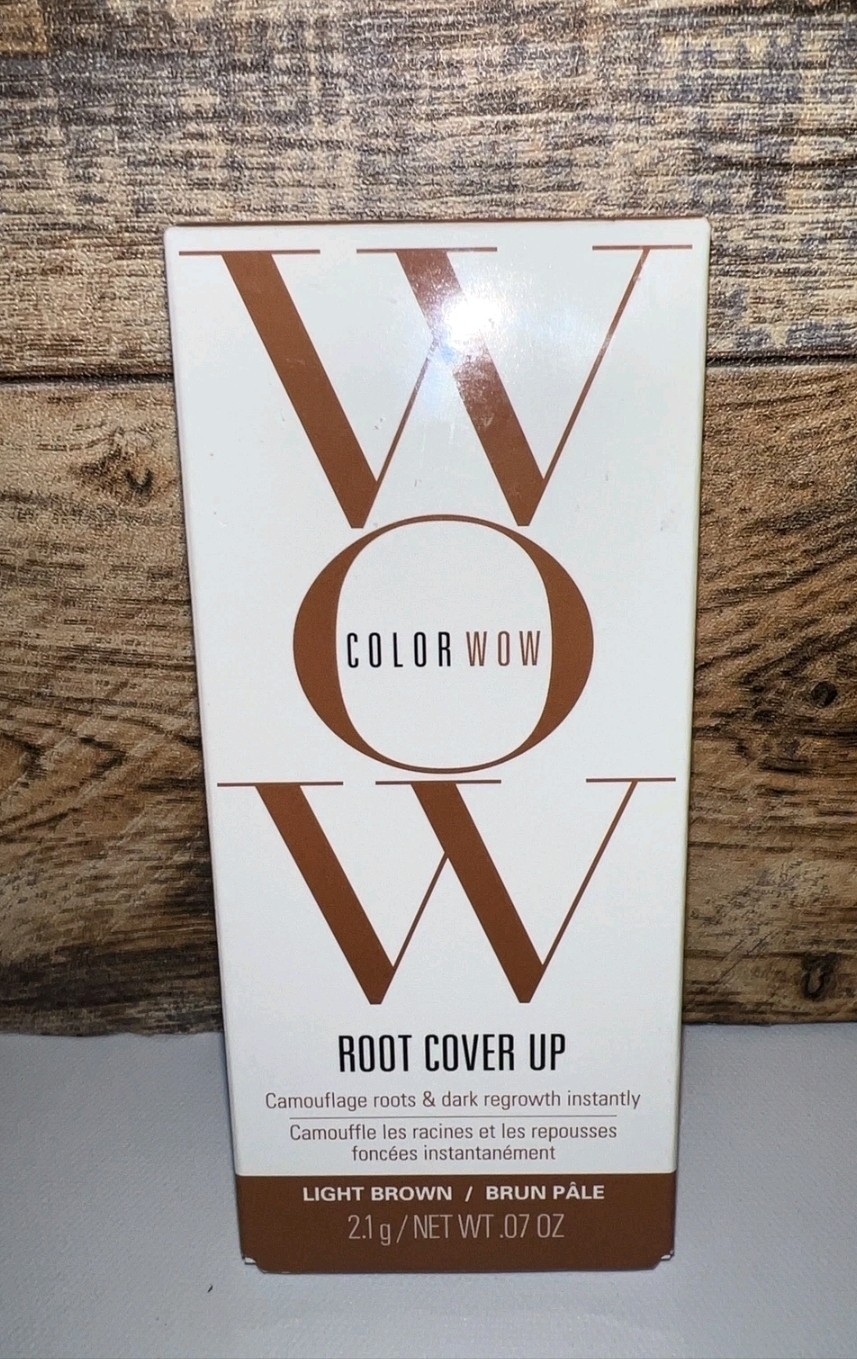 Wow Root Cover Up Light Brown Brand New Box Gray Touch Up Po