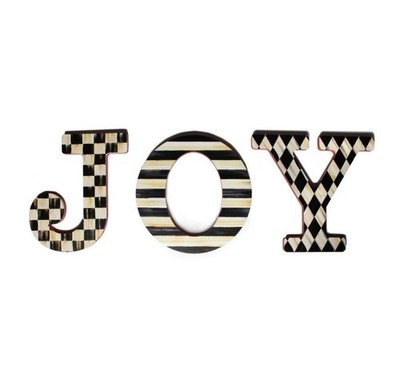Brand New Mackenzie Childs JOY Sign