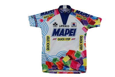 Mapei Colnago Shimano Quick Step Sportful Retro Fahrrad Trikot