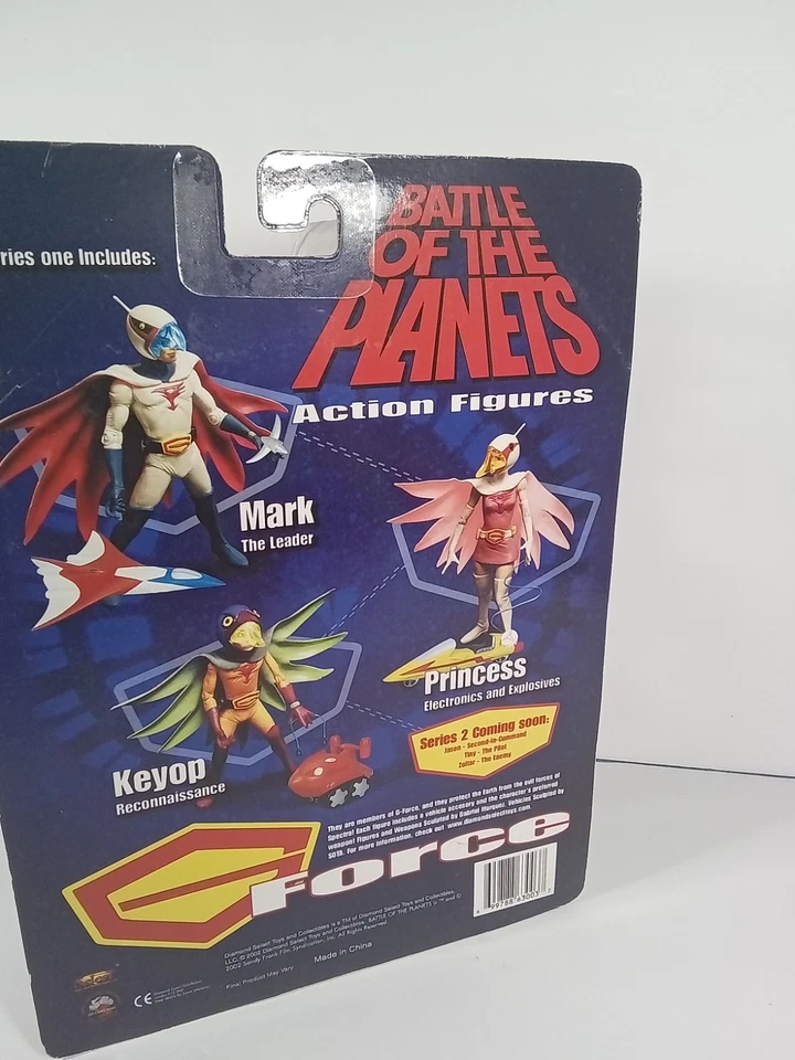 Figura de acción Diamond Select Toys G Force Battle of the Planets Keyop 2002 Foto 2 de 4