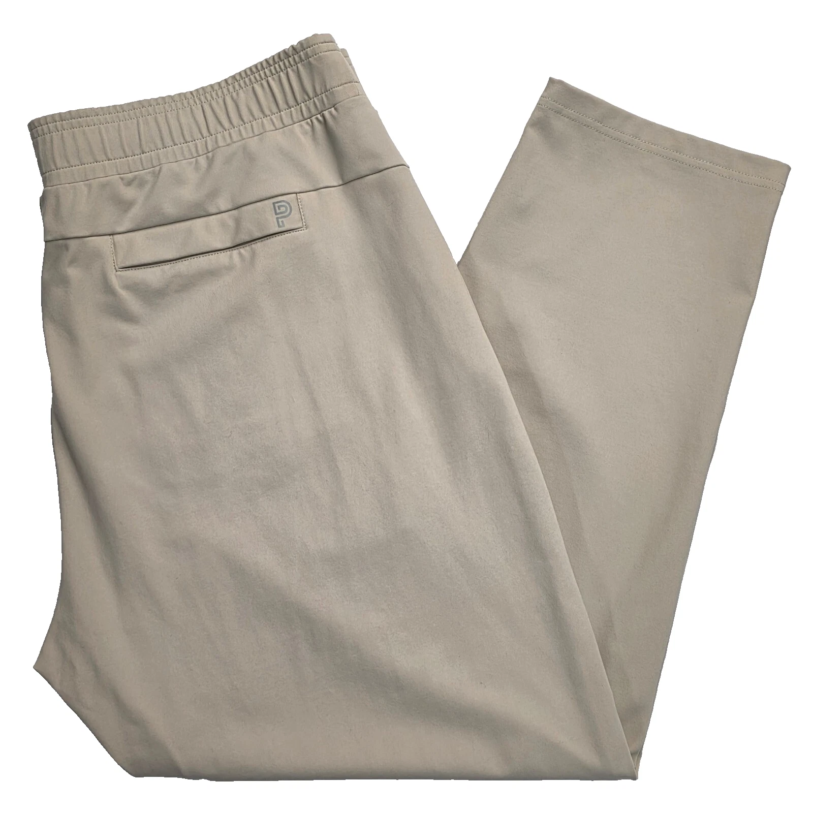 Public Rec Men's Daymaker All Day Every Day Jogger Pants Size 40 Beige Casual
