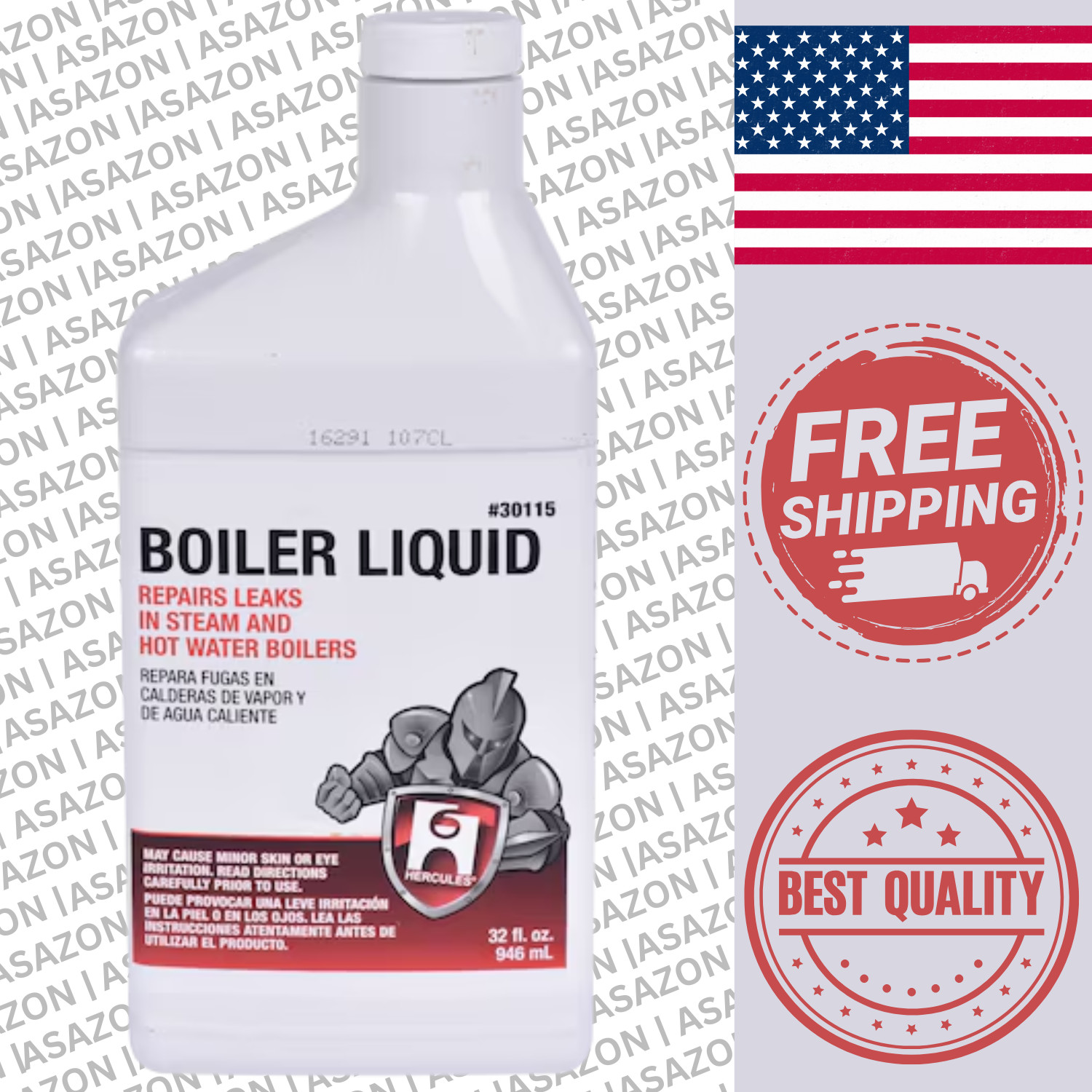 Boiler Liquid Stop Leak for Steam and Hot Water Boilers Non-Foaming - 32 fl. oz.