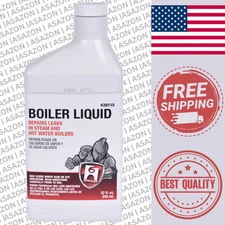 Boiler Liquid Stop Leak for Steam and Hot Water Boilers Non-Foaming - 32 fl. oz.