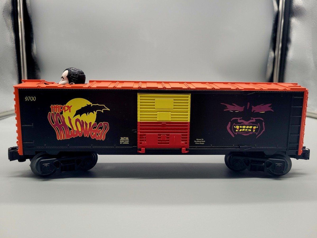 LIONEL TRAINS HALLOWEEN ANIMATED BOBBING DRACULA CAR 6-26746 O