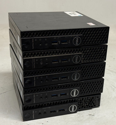 Dell OptiPlex 3050 USFF (Mixed CPU - 8GB RAM - NO OS/HDD) - Lot of 5