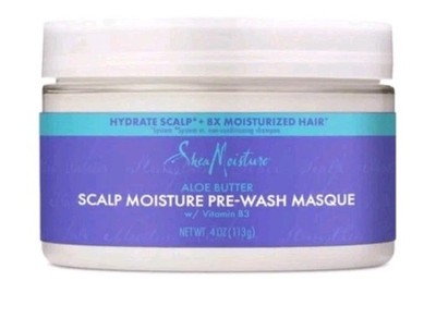 Shea Moisture Aloe Butter Scalp Moisture Pre-Wash Masque 4 oz.