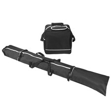 Skis And Boot Bag Combo Portable Skis Storage Bag Padded Waterproof Ski Tra LGEI