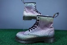 Dr. Martens AirWair 1460 Glitter J Combat Boots kids sz 3